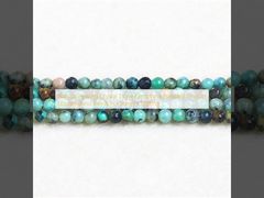 Pierre cristalline naturelle de guérison, pierre précieuse polissée, perles rondes lisses et lâches pour la fabrication de bijoux.