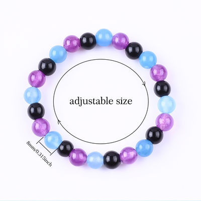 Des bracelets élastiques faits à la main pour les femmes 4mm/6mm/8mm