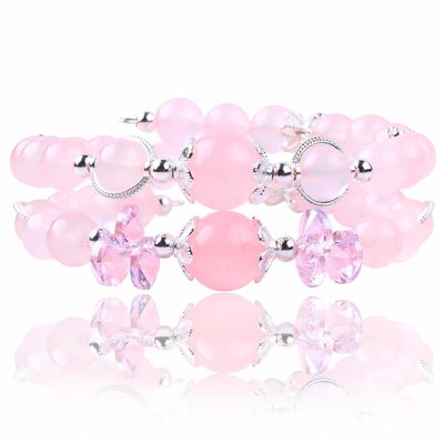 Énergie de guérison Bracelet de perles de pierre précieuse pour femme 4/6/8/10/12mm