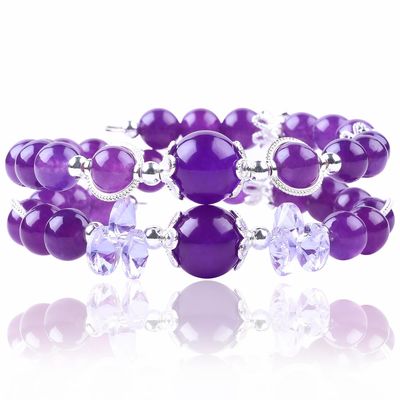 Énergie de guérison Bracelet de perles de pierre précieuse pour femme 4/6/8/10/12mm