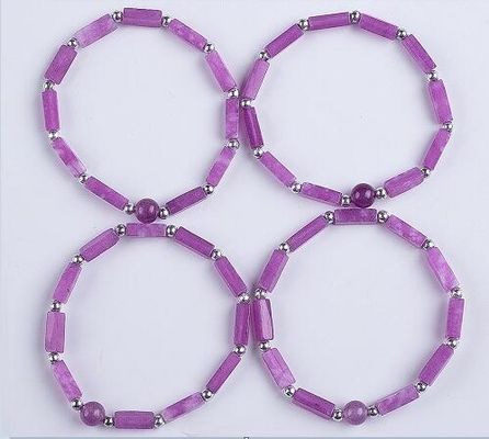 3mm/8mm/13mm Collier de perles rectangulaires en énergie de guérison