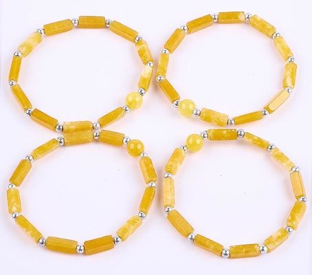 3mm/8mm/13mm Collier de perles rectangulaires en énergie de guérison