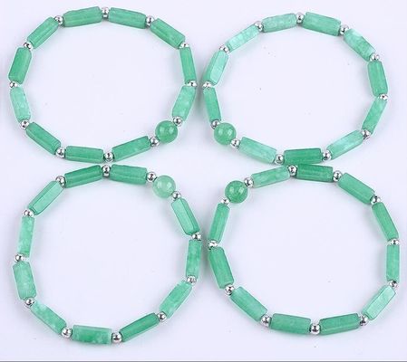 3mm/8mm/13mm Collier de perles rectangulaires en énergie de guérison