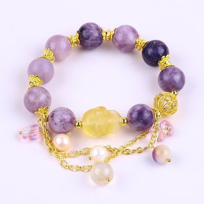 Joyaux de fête pierres précieuses bracelets de pierre pour donner des cadeaux