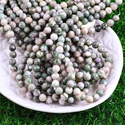 Perle ronde de jade chanceux pierre précieuse de cristal naturel taille de perle différente fils de perle en vrac pour la fabrication de bijoux bricolage