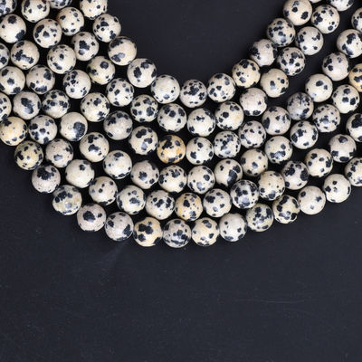 Perles de pierre précieuse de diamant naturel de 8 mm Perles de pierre de cristal pour la fabrication de bijoux