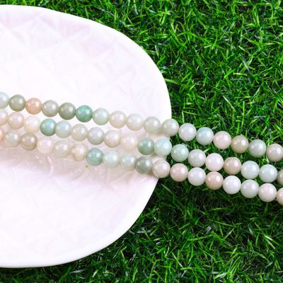 Elle Tai Jade Ronde Perle Natural Crystal Gemstone Perle de taille différente Perles en vrac pour faire des bijoux