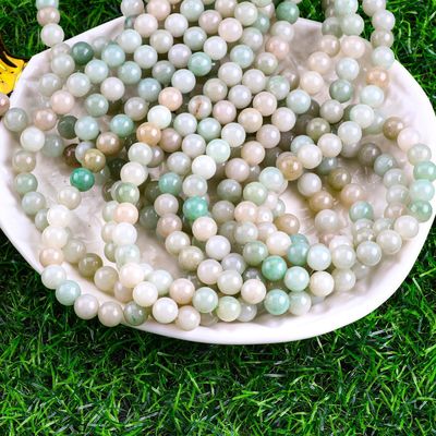 Elle Tai Jade Ronde Perle Natural Crystal Gemstone Perle de taille différente Perles en vrac pour faire des bijoux