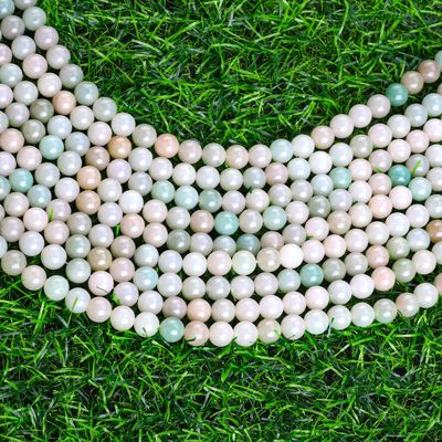 Elle Tai Jade Ronde Perle Natural Crystal Gemstone Perle de taille différente Perles en vrac pour faire des bijoux