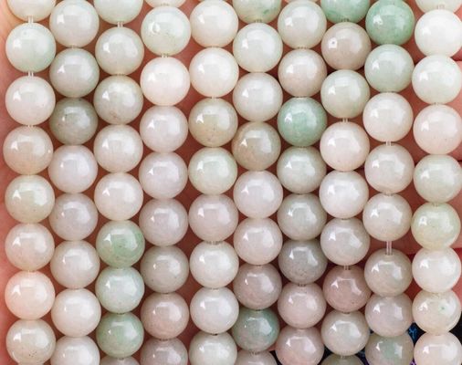 Elle Tai Jade Ronde Perle Natural Crystal Gemstone Perle de taille différente Perles en vrac pour faire des bijoux