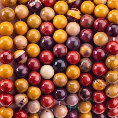 8 mm de jaune d'œuf naturel pierre précieuse perles de pierre de cristal pour la fabrication de bijoux