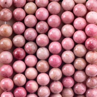8 mm de séquoia grain pierre précieuse de guérison des perles de pierre de cristal pour la fabrication de bijoux