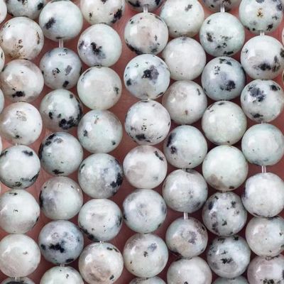 8MM Polie Kiwi naturel Perles de jaspe Faire des bijoux Collier Bracelet Boucle d'oreille