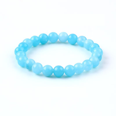 Brassières de pierre précieuse de guérison Aquamarin Brassière de guérison de fête bijoux OEM