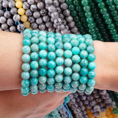8 mm Tianhe Perles de pierre précieuse Pour la fabrication de bijoux
