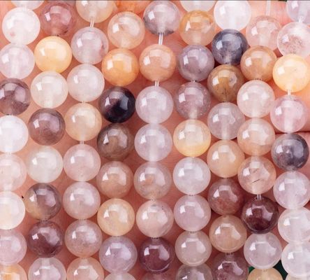 Pierre Violete Franges de perles lâches Perles semi-précieuses de 4 mm Pour bijoux de fête