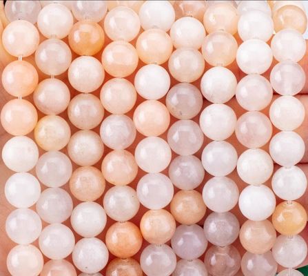 Perles de pierres précieuses de forme ronde