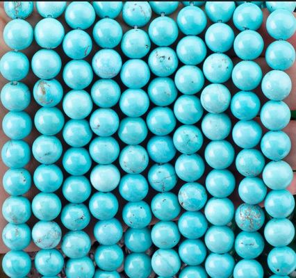 Des tiges de perles en turquoise semi-précieuses pierre cristalline pierre précieuse pour la fabrication de bijoux