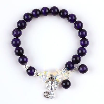 Des bracelets en pierre précieuse 8 mm en perles et en pierre précieuse