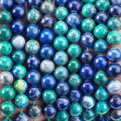 8 mm de perles de pierre précieuse de lapis-lazuli colorées pour la fabrication de bijoux