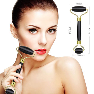 Obsidien noir, rouleau de jade en cristal naturel
