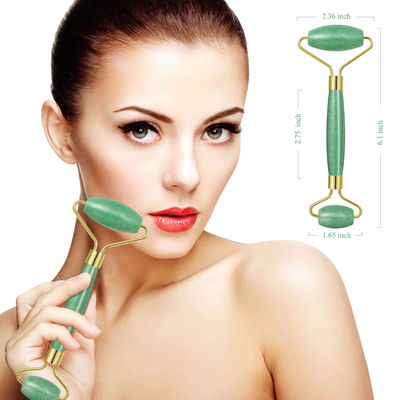 Massage du visage 100% cristallin naturel vert aventurine face rouleau de jade
