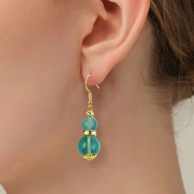 Boucle d'oreille en pierre précieuse pour cadeau