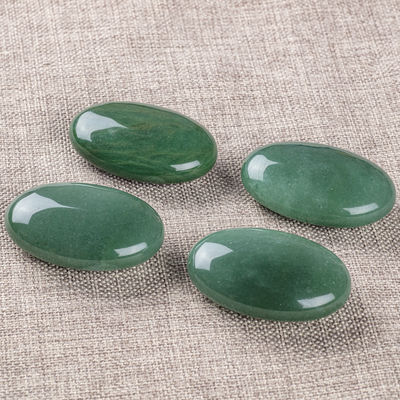 Aventurine verte naturelle polissée de la pierre de palme Aventurine verte de poche préoccupation pierre précieuse pour réduire le stress Décoration de la maison