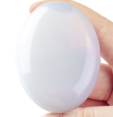 Opal naturel pierre de palme guérissante poche poli Opal pierres de roche ovales pierre d'inquiétude soulagement de l' anxiété