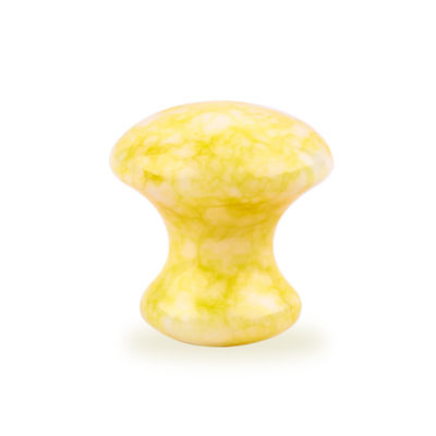 Tableau de cristal de champignon de jade jaune pour les soins de santé personnels