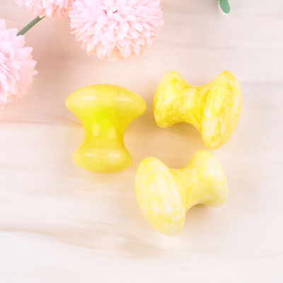 Tableau de cristal de champignon de jade jaune pour les soins de santé personnels