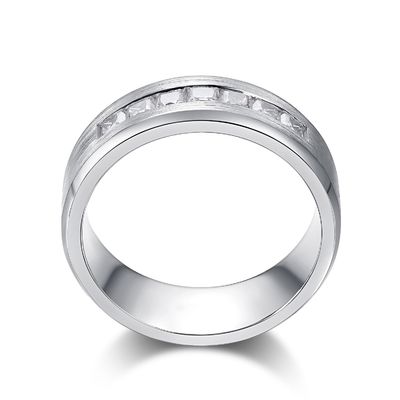 18 carats d'or Moissanite Diamant bague de fiançailles Couleur personnalisée