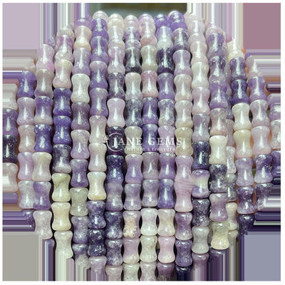 Joints de bambou en forme de pierre précieuse Perles lâches Pièces semi-précieuses pour la fabrication de bijoux
