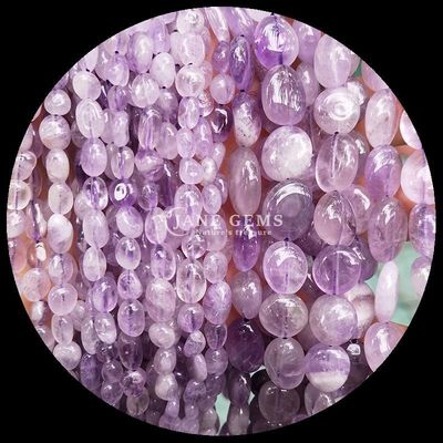 Pierre précieux de cristal naturel de forme irrégulière rose quartz / fraise quartz / améthyste / quartz clair