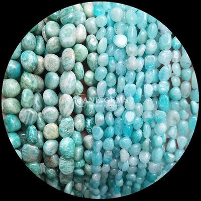 Perles de pierres précieuses de cristal naturel pierre précieuse de forme irrégulière fils de perles en vrac pour la fabrication de bijoux