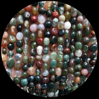 Perles de pierres précieuses de cristal naturel pierre précieuse de forme irrégulière fils de perles en vrac pour la fabrication de bijoux