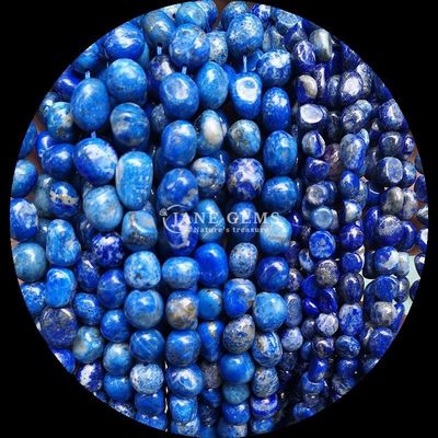 Perles de pierres précieuses Cristal naturel Lapis Lazuli Forme irrégulière Franges de perles lâches pour bijoux à perles