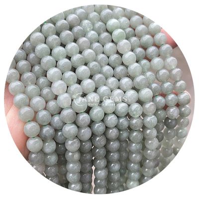 En gros Perles ronds de pierre naturelle Perles rondes de pierre précieuse accessoires 8 mm Aquamarin Perles lâches pour les bijoux de bricolage