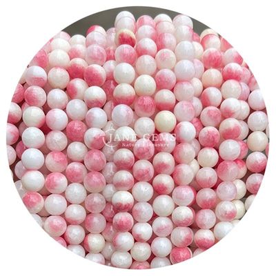 En gros Perles ronds de pierre naturelle Perles rondes de pierre précieuse accessoires 8 mm Aquamarin Perles lâches pour les bijoux de bricolage