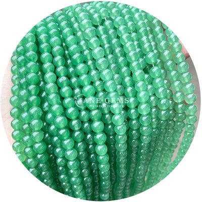 En gros Perles ronds de pierre naturelle Perles rondes de pierre précieuse accessoires 8 mm Aquamarin Perles lâches pour les bijoux de bricolage