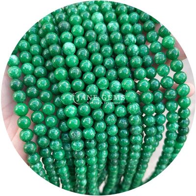 En gros Perles ronds de pierre naturelle Perles rondes de pierre précieuse accessoires 8 mm Aquamarin Perles lâches pour les bijoux de bricolage