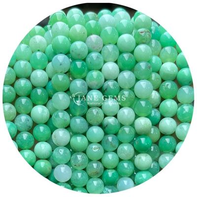 En gros Perles ronds de pierre naturelle Perles rondes de pierre précieuse accessoires 8 mm Aquamarin Perles lâches pour les bijoux de bricolage