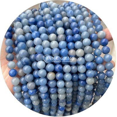 Gros de pierre précieuse de cristal naturel perles rondes perles rondes accessoires de perles lâches perles de pierre espaceur pour bijoux