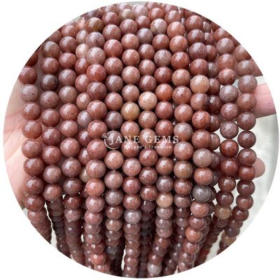 Gros de pierre précieuse de cristal naturel perles rondes perles rondes accessoires de perles lâches perles de pierre espaceur pour bijoux