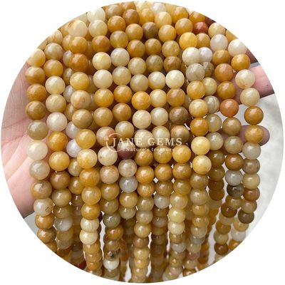 Gros de pierre précieuse de cristal naturel perles rondes perles rondes accessoires de perles lâches perles de pierre espaceur pour bijoux