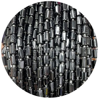Vente en gros de perles en forme de cylindre en pierre précieuse de cristal naturel Agate Cylindre en perles en vrac Accessoires pour la fabrication de bijoux bricolage
