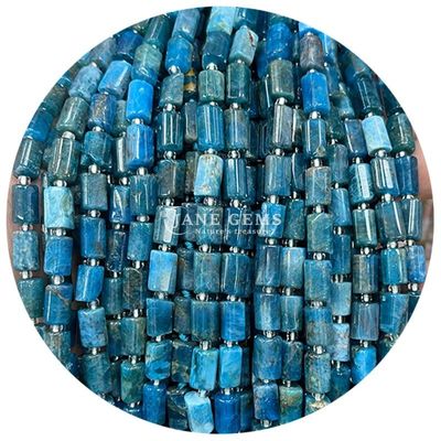 Vente en gros de perles en forme de cylindre en pierre précieuse de cristal naturel Agate Cylindre en perles en vrac Accessoires pour la fabrication de bijoux bricolage
