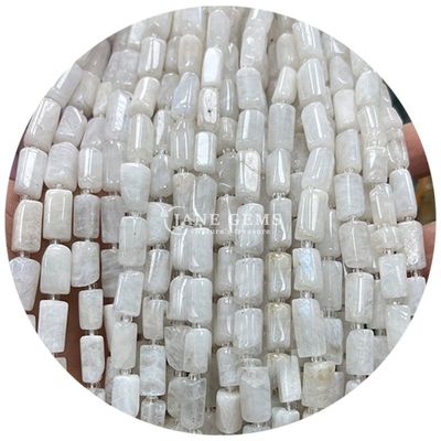 Vente en gros de perles en forme de cylindre en pierre précieuse de cristal naturel Agate Cylindre en perles en vrac Accessoires pour la fabrication de bijoux bricolage