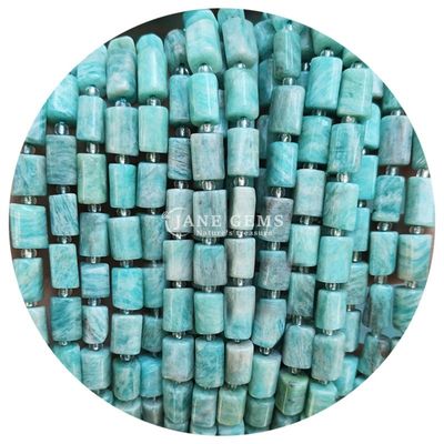 Vente en gros de perles en forme de cylindre en pierre précieuse de cristal naturel Agate Cylindre en perles en vrac Accessoires pour la fabrication de bijoux bricolage