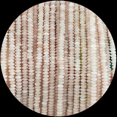 Roche cristalline Rondelle Abacus Forme HeShi Perle Divers types de pierre Franges de perles lâches pour la fabrication de bijoux